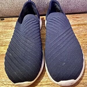 Skechers Navy Blue Slip-On Sneakers